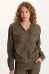 Balfore Twill Knit Hooded Bomber