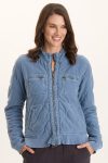 Osment Plush Quilted 4-Pocket Bomber Jacket